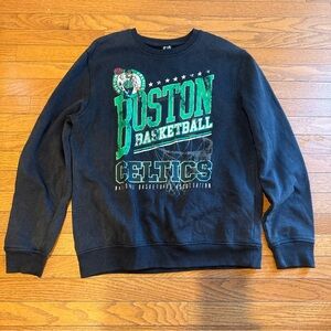 Vintage Boston Celtics Crewneck - Lg- Rare